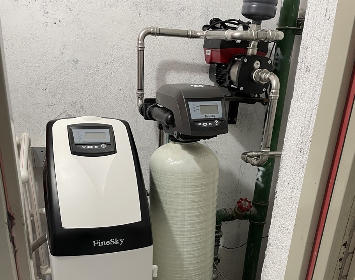 法茲前置過濾器+中央凈水機+軟水機